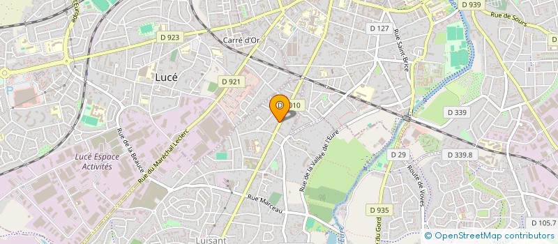 localisation de l'entreprise MADAME ANGELIQUE DARREAU à LUISANT