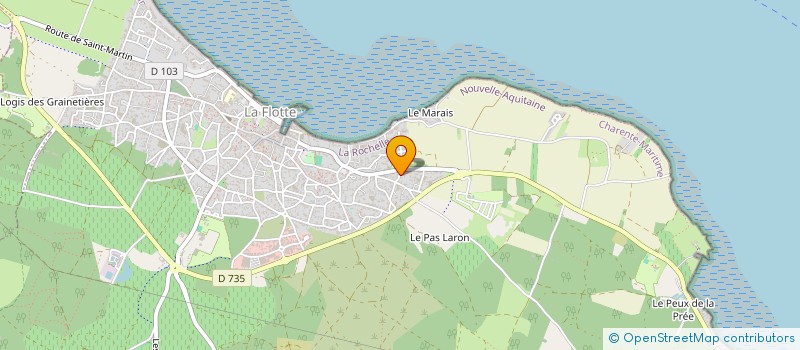 localisation de l'entreprise MADAME ANGELIQUE DAS NEVES  LA FLOTTE