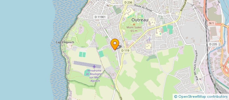 localisation de l'entreprise MADAME ANGELIQUE DAUDRUY  OUTREAU