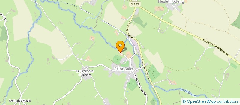 localisation de l'entreprise MADAME ANGELIQUE DAVESNE  SAINT-SAIRE