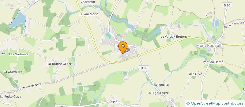 localisation de l'entreprise MADAME ANGELIQUE DE CORLIEU  SAINS