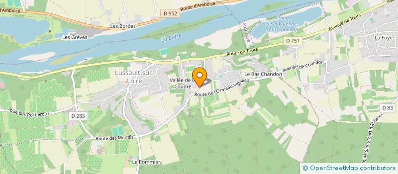 localisation de l'entreprise MADAME ANGELIQUE DE MERSSEMAN  LUSSAULT-SUR-LOIRE