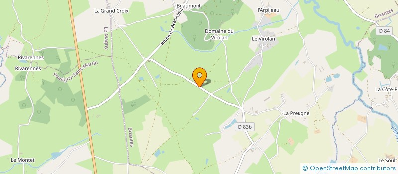 localisation de l'entreprise MADAME ANGELIQUE DEBRAIS à BRIANTES