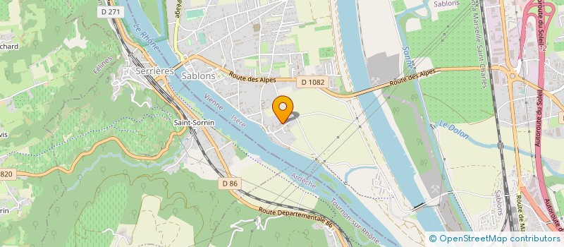 localisation de l'entreprise MADAME ANGELIQUE DEGAUGUE  SABLONS