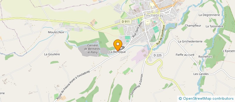 localisation de l'entreprise MADAME ANGELIQUE DEGRENNE à TINCHEBRAY-BOCAGE