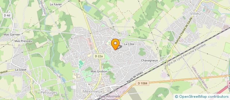 localisation de l'entreprise MADAME ANGELIQUE DELAVAL à MEXIMIEUX