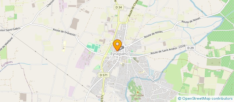 localisation de l'entreprise MADAME ANGELIQUE DELCOURT  EYRAGUES