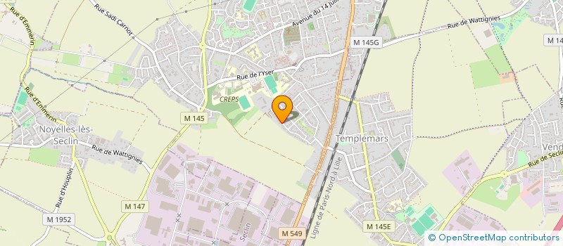 localisation de l'entreprise MADAME ANGELIQUE DELCROIX  GONDECOURT