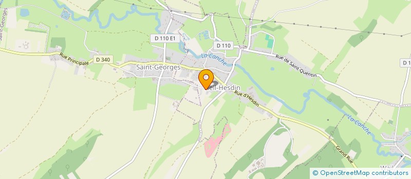localisation de l'entreprise MADAME ANGELIQUE DELCUSE à VIEIL-HESDIN