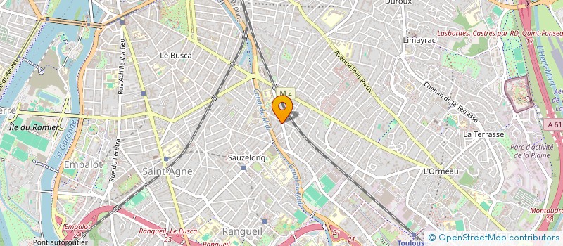 localisation de l'entreprise MADAME ANGELIQUE DELLYS  TOULOUSE