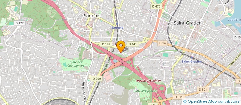 localisation de l'entreprise MADAME ANGELIQUE DEMAS  SANNOIS