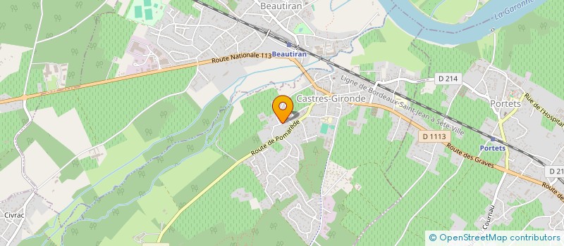 localisation de l'entreprise MADAME ANGELIQUE DENEY  CASTRES-GIRONDE