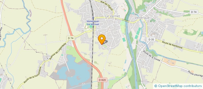 localisation de l'entreprise MADAME ANGELIQUE DENIZON  VERNET