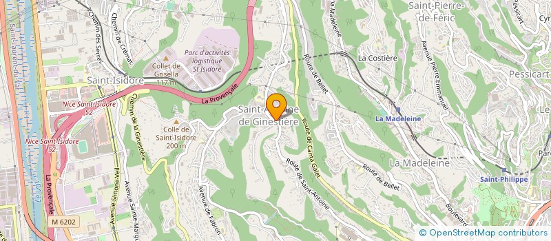 localisation de l'entreprise MADAME ANGELIQUE DEPREEUW à NICE