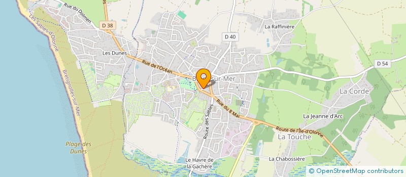 localisation de l'entreprise MADAME ANGELIQUE DERVIN à BREM-SUR-MER