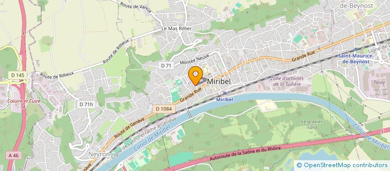 localisation de l'entreprise MADAME ANGELIQUE DESHORS à MIRIBEL