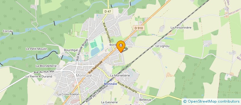 localisation de l'entreprise MADAME ANGELIQUE DESMAY  MONNAIE