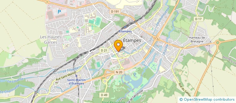 localisation de l'entreprise MADAME ANGELIQUE DESMET  ETAMPES