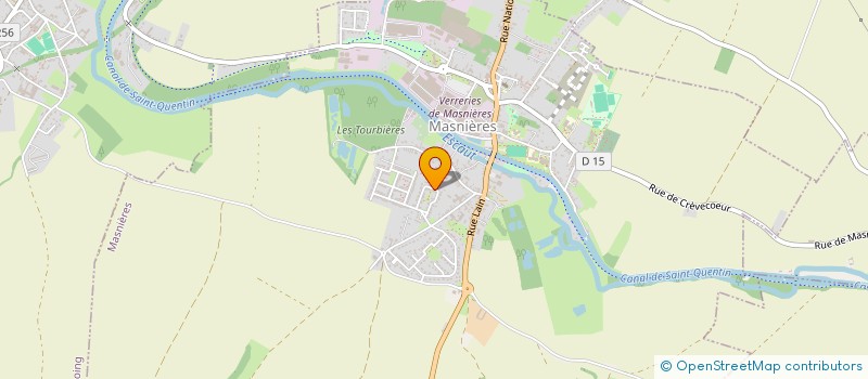 localisation de l'entreprise MADAME ANGELIQUE DESRUELLE  MASNIERES