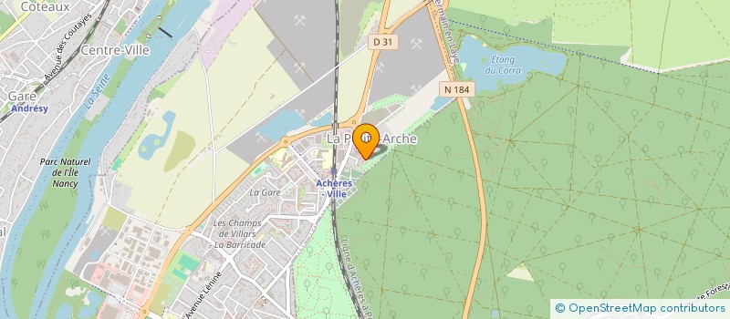 localisation de l'entreprise MADAME ANGELIQUE DESSAIGNES  ACHERES