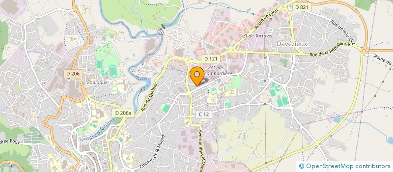 localisation de l'entreprise MADAME ANGELIQUE DESSEUX  ANNONAY