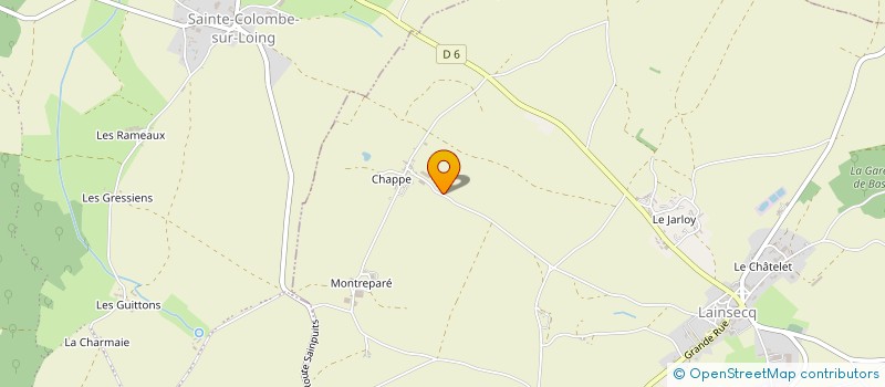 localisation de l'entreprise MADAME ANGELIQUE DETABLE  LAINSECQ