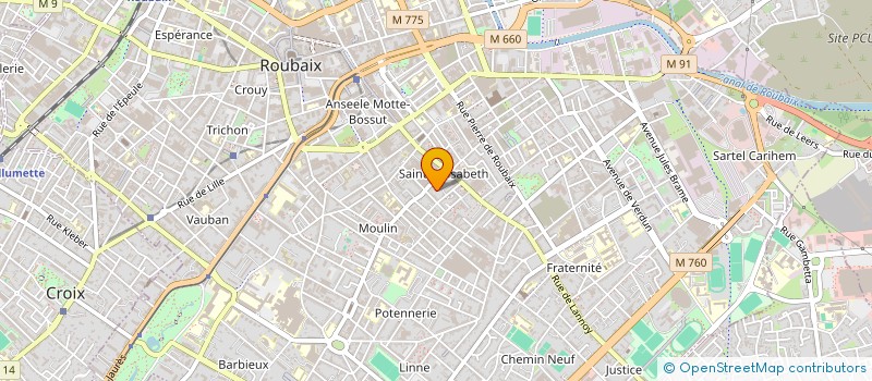 localisation de l'entreprise MADAME ANGELIQUE DEVEULDRE  ROUBAIX