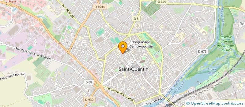 localisation de l'entreprise MADAME ANGELIQUE DIDIER à SAINT-QUENTIN