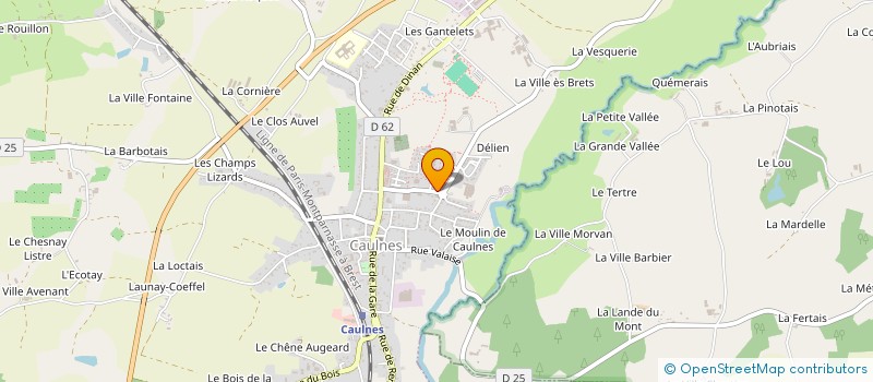 localisation de l'entreprise MADAME ANGELIQUE DIJOUX à CAULNES