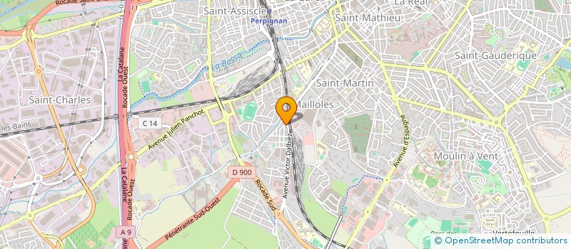 localisation de l'entreprise MADAME ANGELIQUE DISPOT à PERPIGNAN