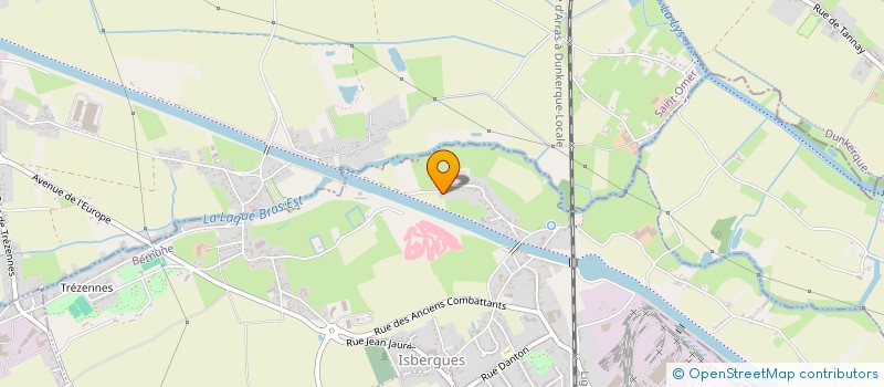 localisation de l'entreprise MADAME ANGELIQUE DISSAUX  ISBERGUES