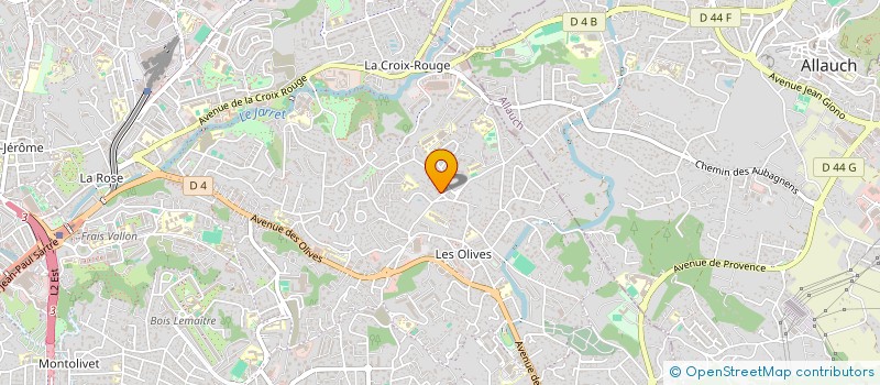 localisation de l'entreprise MADAME ANGELIQUE DOLMETTA  MARSEILLE 13EME