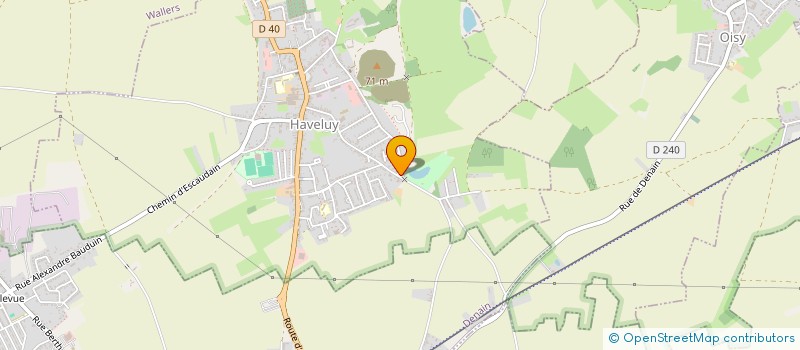 localisation de l'entreprise MADAME ANGELIQUE DONNEZ  HAVELUY