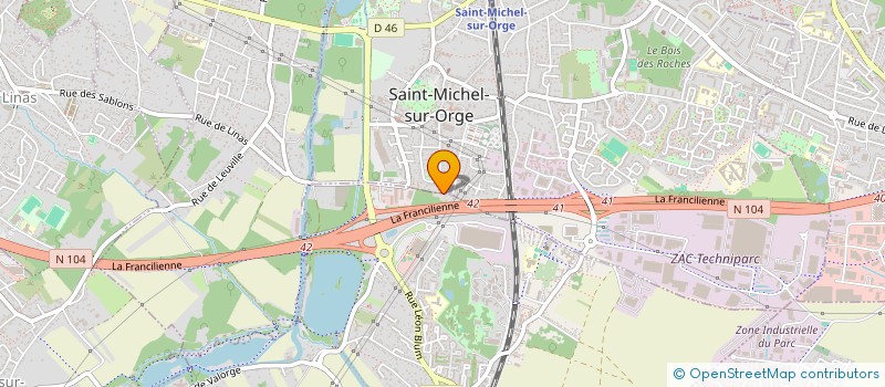 localisation de l'entreprise MADAME ANGELIQUE DOS SANTOS à BRETIGNY-SUR-ORGE