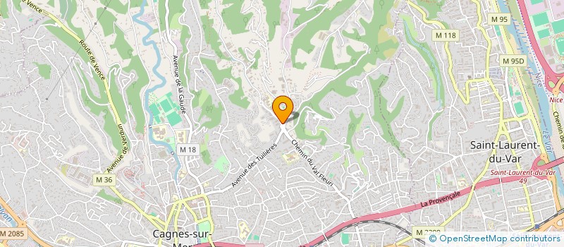 localisation de l'entreprise MADAME ANGELIQUE DROIN à CAGNES-SUR-MER