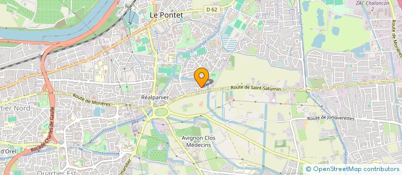 localisation de l'entreprise MADAME ANGELIQUE DROULEZ  LE PONTET