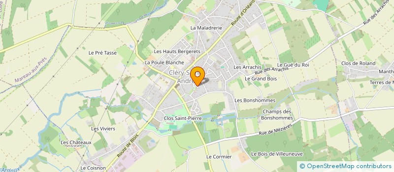 localisation de l'entreprise MADAME ANGELIQUE DUBOIS à CLERY-SAINT-ANDRE