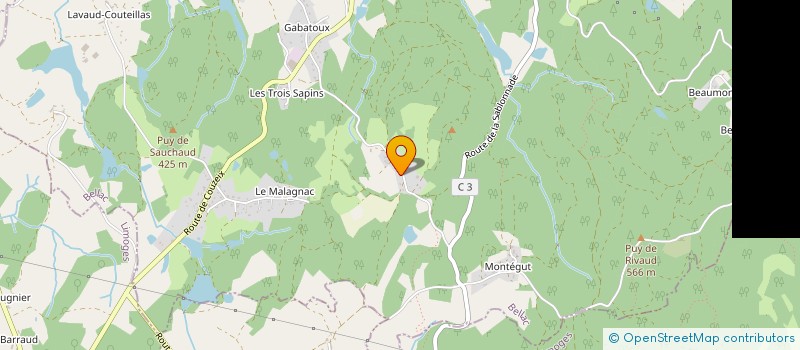 localisation de l'entreprise MADAME ANGELIQUE DUBOIS à COMPREIGNAC