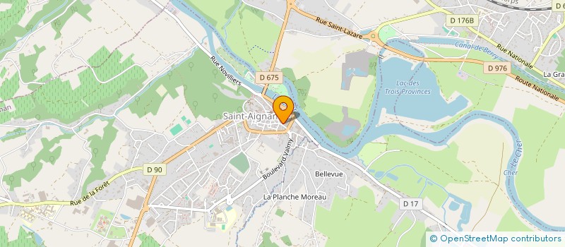 localisation de l'entreprise MADAME ANGELIQUE DUBREIL  SAINT-AIGNAN