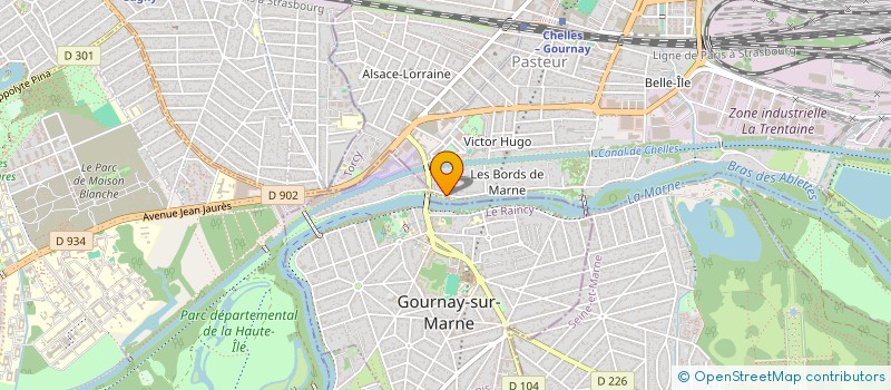 localisation de l'entreprise MADAME ANGELIQUE DUBUISSON  CHELLES