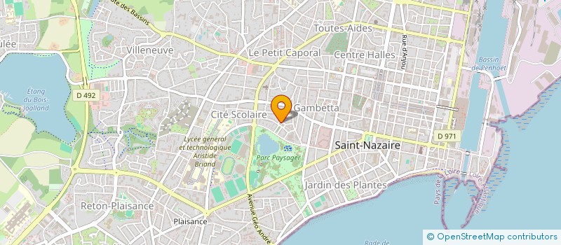 localisation de l'entreprise MADAME ANGELIQUE DUCHESNE  SAINT-NAZAIRE