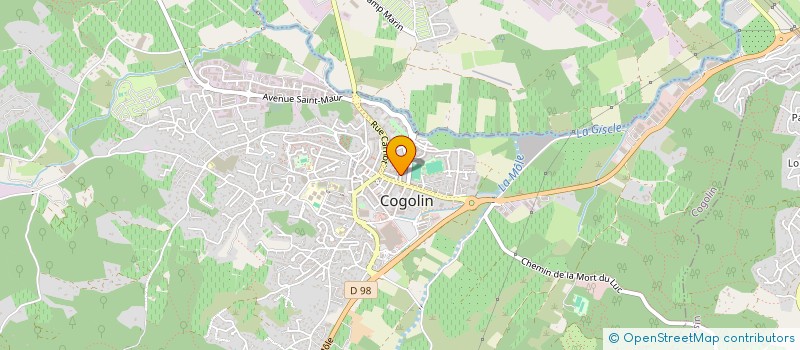 localisation de l'entreprise MADAME ANGELIQUE DUFLOT-FOURNEL à COGOLIN
