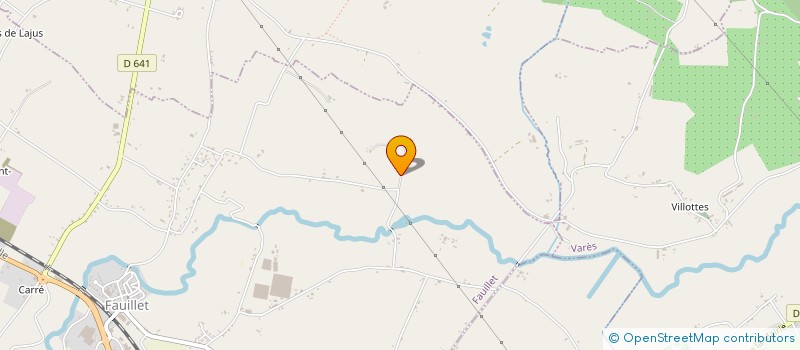 localisation de l'entreprise MADAME ANGELIQUE DUNOGUES  FAUILLET