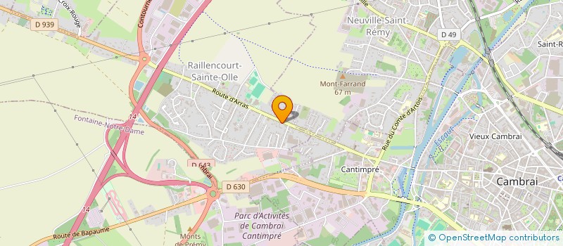 localisation de l'entreprise MADAME ANGELIQUE DUPAS  RAILLENCOURT-SAINTE-OLLE