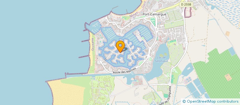 localisation de l'entreprise MADAME ANGELIQUE DUPONT  LE GRAU-DU-ROI