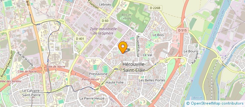 localisation de l'entreprise MADAME ANGELIQUE DUPONT à HEROUVILLE-SAINT-CLAIR