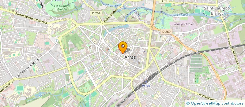localisation de l'entreprise MADAME ANGELIQUE DUPRIEZ à ARRAS