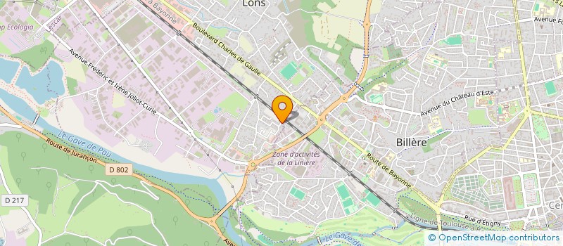 localisation de l'entreprise MADAME ANGELIQUE DURET à LONS