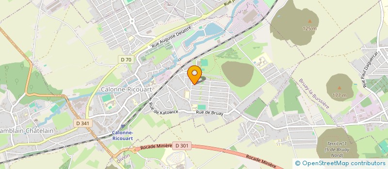 localisation de l'entreprise MADAME ANGELIQUE DUREUIL  CALONNE-RICOUART