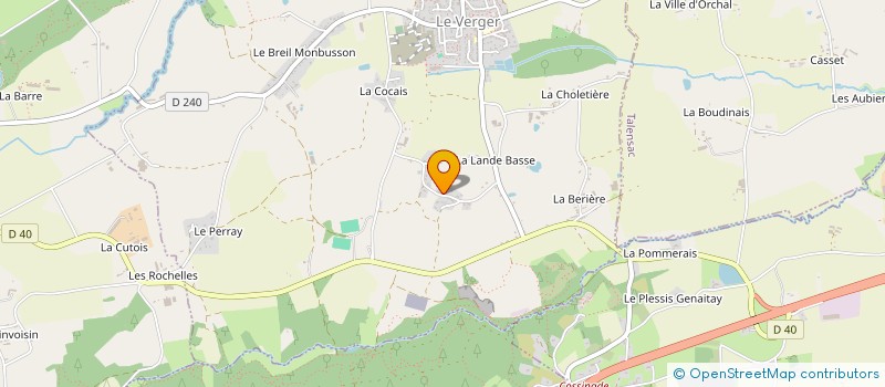 localisation de l'entreprise MADAME ANGELIQUE DURIF à LE VERGER